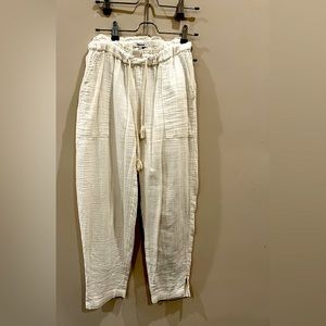 Madewell 100% Cotton Pants White